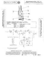 WESTINGHOUSE V119002 SAMS Photofact®