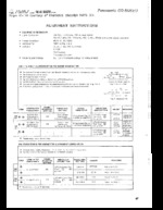 PANASONIC CQ8520EU SAMS Photofact®