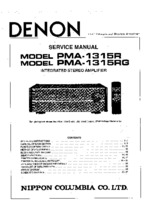 DENON PMA1315RG OEM Service