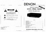 DENON PRA1200 OEM Service