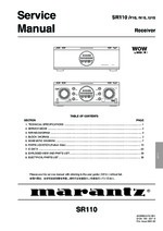 Marantz SR110 OEM Service