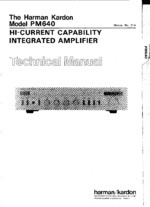 Harman Kardon PM640 OEM Service