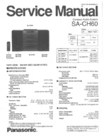 Panasonic SA-CH60 OEM Service