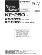 PIONEER KE3838 Schematic Only