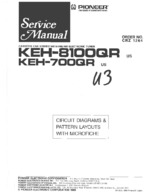 PIONEER KEH8100QR Service Guide