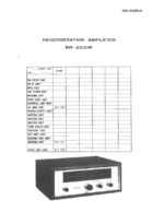 Pioneer SR-202W Schematic Only