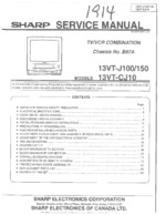 SHARP 13VTJ100 OEM Service