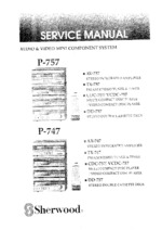 Sherwood AV-757 OEM Service