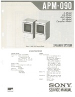 SONY APM090 OEM Service