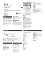 Sony CFD-S01 OEM Owners