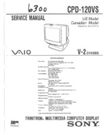 SONY CPD120VS OEM Service