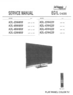 SONY KDL-52W4000 OEM Service