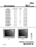 Sony KV32FS17 OEM Service