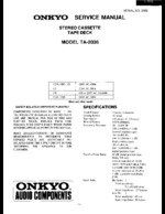 Onkyo TA2036 OEM Service