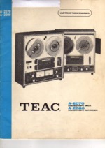 Teac A-2070 OEM Owners