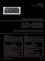 Teac AD-600 OEM Service