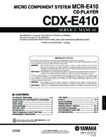 YAMAHA CDXE410 OEM Service